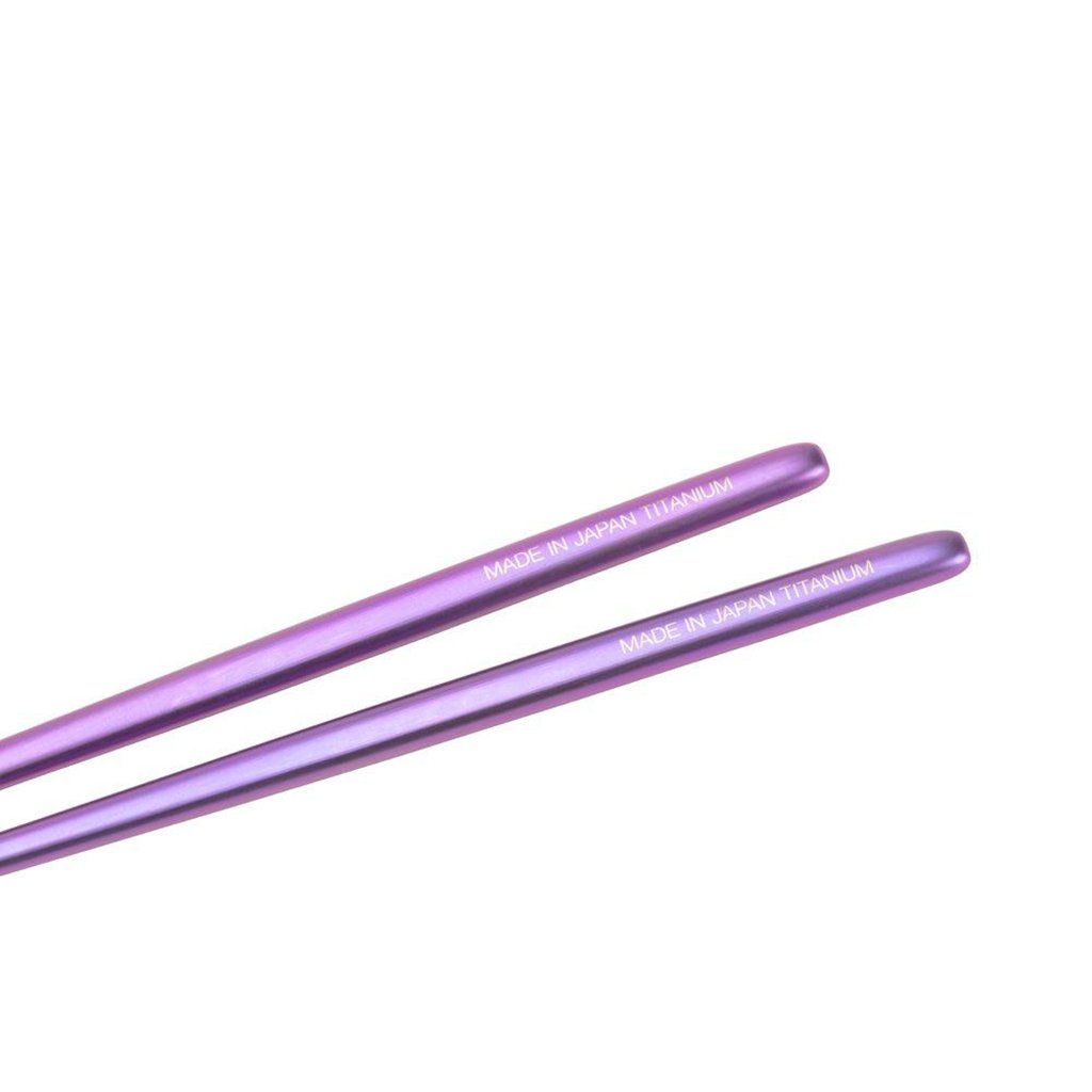 Titanium Chopsticks Snow Peak SCT-115-PL Camp Cutlery One Size / Purple