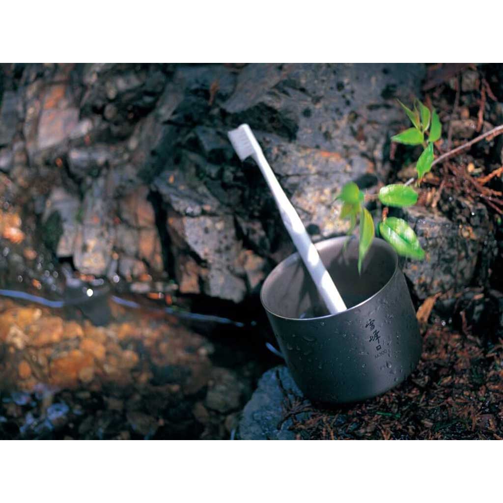Titanium Double Wall H200 Stacking Mug Snow Peak TW-124 Mugs 200ml / Titanium