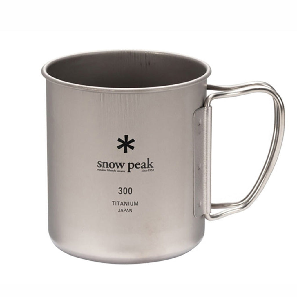 Titanium Single Mug 300 ml Snow Peak MG-142 Cups 300ml / Titanium