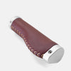 Ergonomic Leather Grips Temple Cycles TS-ERGRIP-DB Grips One Size / Dark Brown
