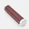 Premium Leather Grips Temple Cycles TS-LTHGRP-DB Grips One Size / Dark Brown