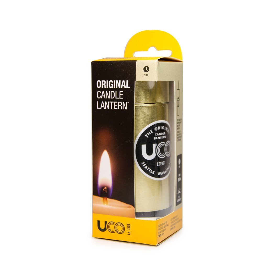 9 Hour Original Candle Lantern Brass UCO Gear UCO6BRA Lanterns One Size / Brass